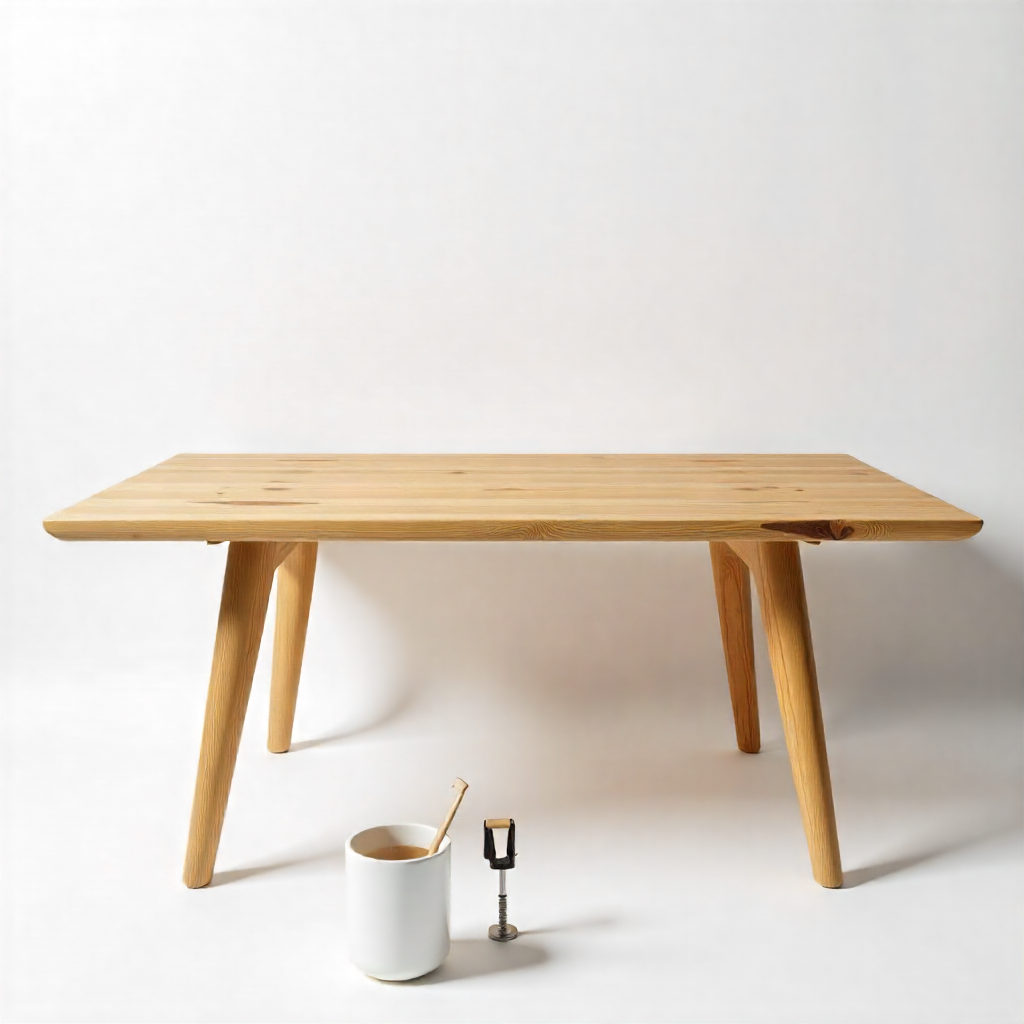 Repaired wicker chair